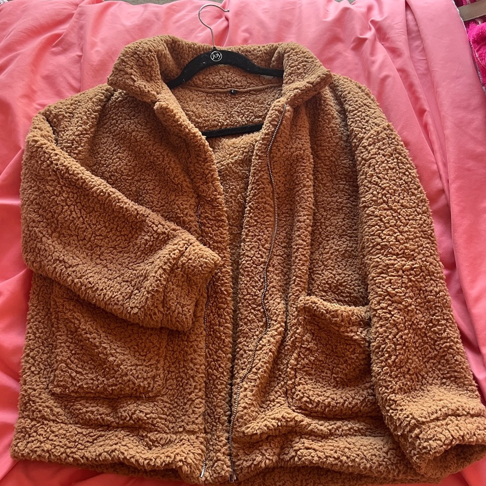 Brown Teddy Jacket